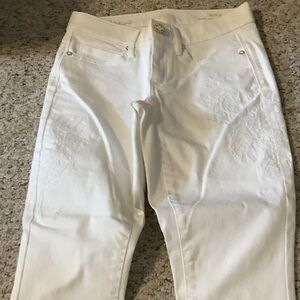 Lilly‎ Pulitzer South Ocean Skinny Cropped Jeans for Women, Resort White